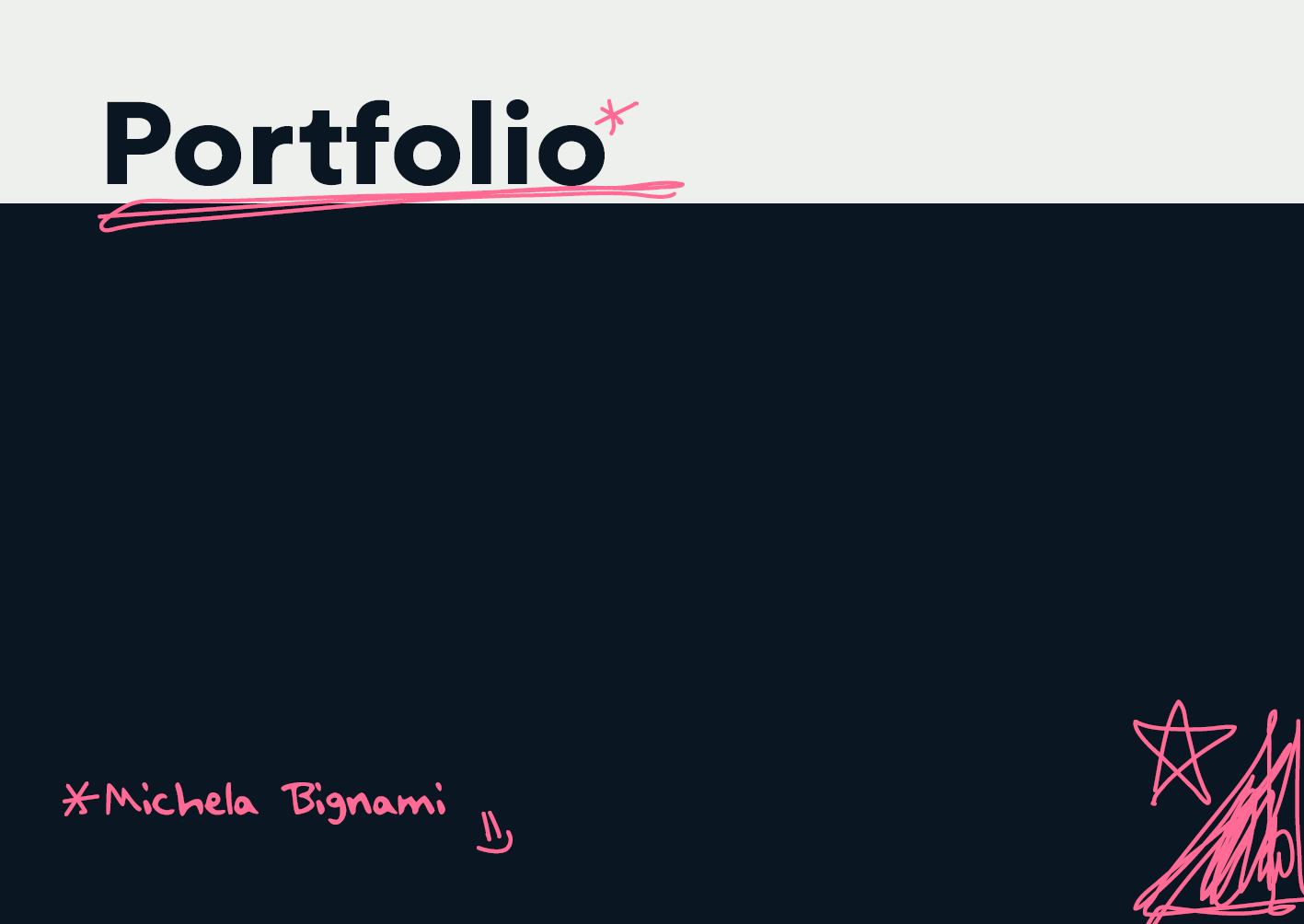 Michela Bignami Portfolio